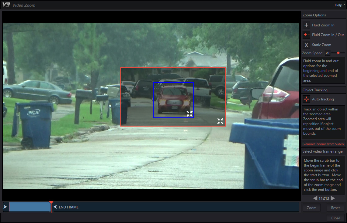 V3 Zoom feature